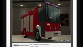 Euro Truck Simulator German Firetruck [upl. by Risteau]