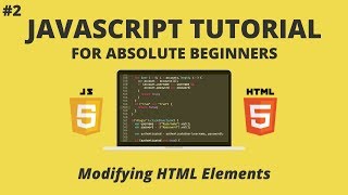 JavaScript for Beginners 2  Modifying HTML Elements getElementByID innerHTML etc [upl. by Stralka]