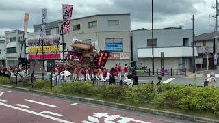 富田林駅前に来た新堂の地車（だんじり） 20241019 [upl. by Jasen]