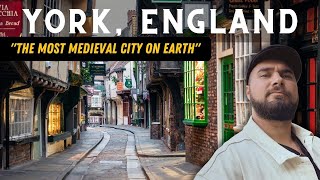 York England  A Tour Through The Most Medieval City on Earth [upl. by Abixah]