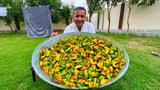 Traditional Mango and Green Chilli Pickle Recipe 5year Life  Aam Ka Achar  Hari Mirch Ka Achar [upl. by Ailemaj]