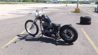 1973 Harley Shovelhead Chopper walk around [upl. by Sanfred]