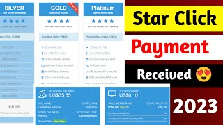 Star Clicks Payment Proof 🔴Live  How To Withdraw Money From Star Clicks  Star Clicks [upl. by Kane24]