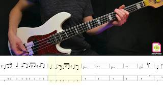 Guns N Roses  Estranged Bass Cover  Tabs amp Sheet Music [upl. by Lehctim]