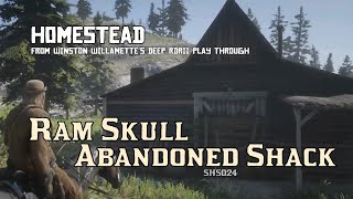 Ram Skull Abandoned Shack  Homestead RDRII [upl. by Einttirb]