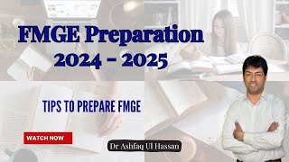 FMGE Preparation 2024 2025 for Fmge Students from all over the World Tips to Prepare FMGE [upl. by Arres]