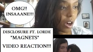 Disclosure ft Lorde  Magnets OFFICIAL VIDEO REACTION [upl. by Enimaj]