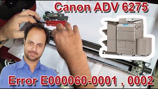 How To Solve Canon ADV 6275 Error Code E000060 001 E000060 002 HindiUrdu and English Subtitle [upl. by Krysta942]