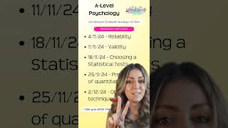 ALevel Psychology Tutoring  8 Sessions For The Price of 1 AND MORE [upl. by Dnumyar358]