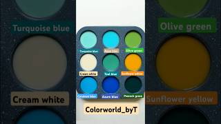 Satisfying Color mixing tutorial shorts short viralshorts viralshort [upl. by Quartet]