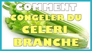 Comment congeler du céleri branche [upl. by Dulcie254]