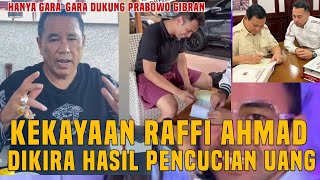 Hanya GaraGara Dukung Prabowo Gibran‼️ Kekayaan Raffi Ahmad Dikira hasil pencucian Uang [upl. by Jone]