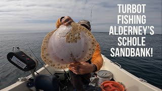 Deep Sea Fishing  Turbot Fishing and Brill Fishing on Alderney’s Schole Sandbank [upl. by Nalim]