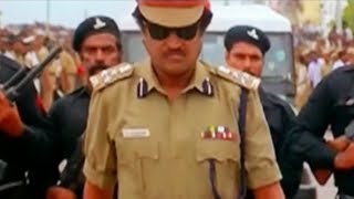 Rajini reveals himself as SrInspector he arrest Jaysudha on killing goons  Cinema Junction HD [upl. by Gnort319]