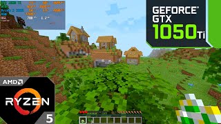 Minecraft  GTX 1050 Ti  Ryzen 5 3600 [upl. by Ranique]