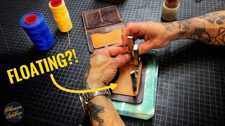 Do THIS Simple Hack to Make Leather Pockets FLOAT Perfectly STRAIGHT [upl. by Becka]