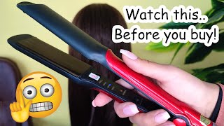 Kemei hair straightener unboxing and reviewhow to use hair straightenerSajal Malik [upl. by Imef]