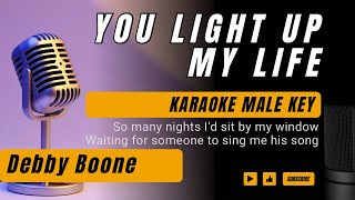 You Light Up My Life  Debby Boone Karaoke Male Key 6 [upl. by Trygve]