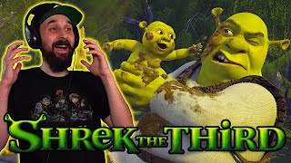 LAUGHING Along with Shrek the Third Movie Reaction [upl. by Towroy]