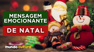 MENSAGEM DE NATAL EMOCIONANTE 2021  PARA ENVIAR AOS AMIGOS E FAMÍLIA 🎄 [upl. by Agretha]