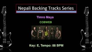 Timro Maya Cobweb Backing Track [upl. by Mateya441]