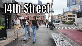 🇺🇸 14th Street New York City Virtual Walking Tour 4K [upl. by Devon]