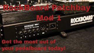 How to use The RockBoard MOD 1 AllinOne Patchbay by Warwick Warwick RockBoard pedalboard [upl. by Arde]