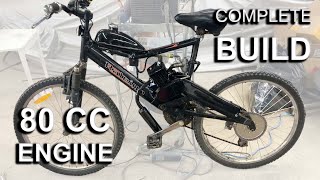 80cc Bicycle Engine From Amazon  Complete Build From Start to Ride [upl. by Magree]