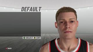 How to Make Andris Biedrins for NBA 2K19 [upl. by Ecallaw]