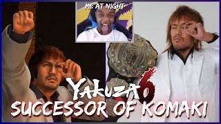 Tetsuya Naito at Night 👅  Yakuza 6 Successor of Komaki No Damage [upl. by Tiras]