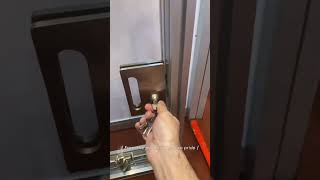 Everstrong Stainless steel glassfoldingdoorsystem with hinge and lock and track [upl. by Niwred676]