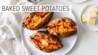 BAKED SWEET POTATO  how to bake sweet potatoes perfectly [upl. by Delores]