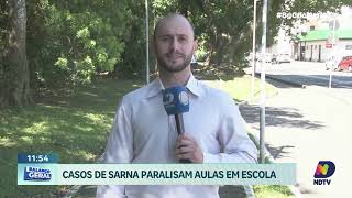 Casos de escabiose suspendem aulas em escola de Pescaria Brava [upl. by Petigny]