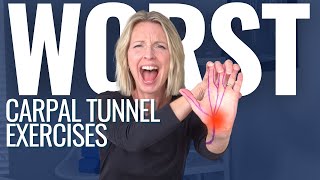 The WORST Exercises for Carpal Tunnel Syndrome and What To Do Instead [upl. by Ylrebmik325]