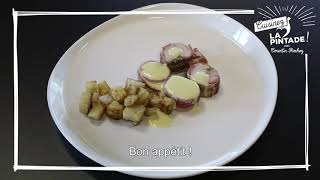 RECETTE Ballottine de pintade et cube de céleri avec le chef Belge Corentin Rochez [upl. by Rance]