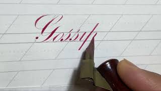 Calligraphy Engrosser’s Script [upl. by Mailiw]