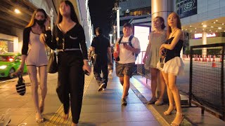 Night Walk from Nana to Asok Bangkokthailand  नाना से अशोक तक रात्रि पदयात्रा। बैंकॉक थाईलैंड [upl. by Timi]