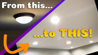 Installing the HALO Canless Recessed Lights [upl. by Odnama]