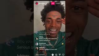 Kodak Black IG Live 73123 [upl. by Lhok]