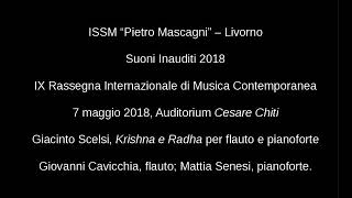 Giacinto Scelsi Krishna e Radha per flauto e pianoforte [upl. by Yetac]