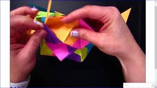 Stellated Icosahedron Instructions  Modular Origami [upl. by Akino]