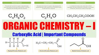 47 Carboxylic Acid and Its Important Compounds  Organic Chemistry 01  BPharmacy 2nd Semester [upl. by Teik]