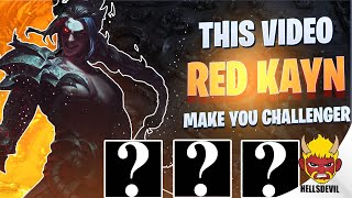 WILD RIFT  THIS RED KAYN VIDEO WILL MAKE YOU CHALLENGER  Challenger Kayn Gameplay  Guide amp Build [upl. by Auohc395]