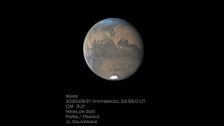 Mars le 20 septembre au Mewlon 300 depuis Paris Lien vers lmage finale en description [upl. by Suiramaj]