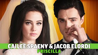 Jacob Elordi amp Cailee Spaeny Interview Priscilla and Elvis [upl. by Nnadroj170]