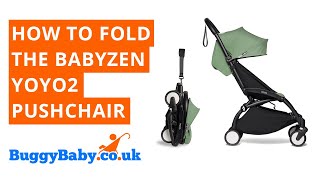 How To Fold The BABYZEN YOYO2 Pushchair  BuggyBaby Reviews [upl. by Horbal422]