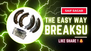 How to change ERichsaw brakeshoce in easy way 🛺  ई रिक्शा के ब्रेक शू असद तारिका rickshaw [upl. by Assirrec]