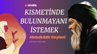 Kısmetinde Bulunmayanı İstemek  Abdulkadir Geylani Sesli Kitap [upl. by Minsat]