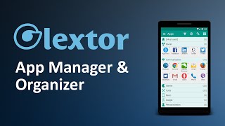 Glextor App Manager amp Organizer [upl. by Ankeny]