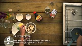 Pure de papas con gravy de hongos  Receta MAGGI® [upl. by Barcot]